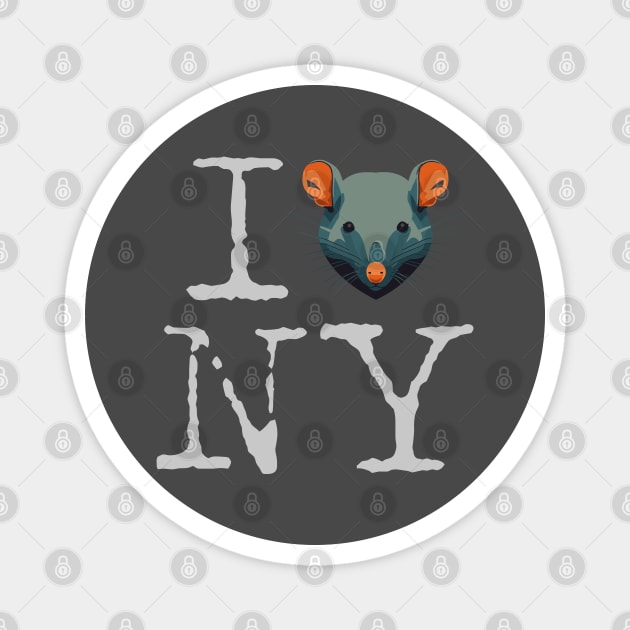 I Rat NY Magnet by WickedAngel